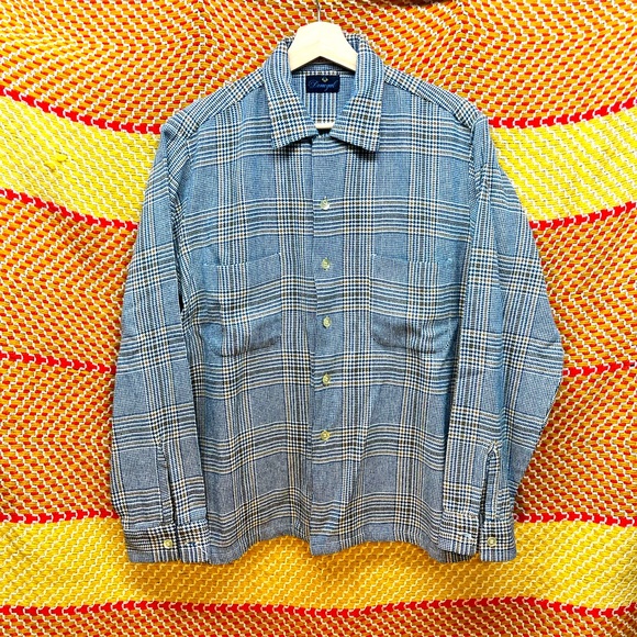 Vintage Houndstooth Donegal flannel - Picture 1 of 4